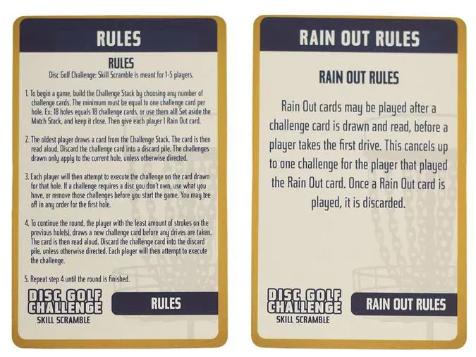 Disc Golf Challenge: Skill Scramble