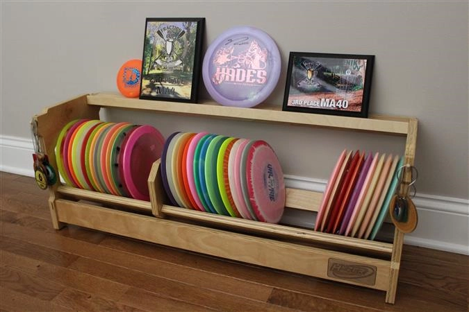 Hyzer Disc Wooden Stackable Rack