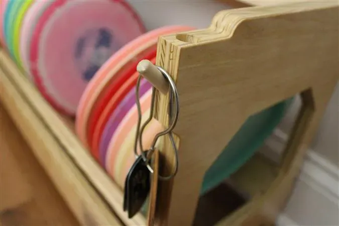 Hyzer Disc Wooden Stackable Rack