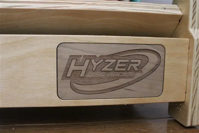 Hyzer Disc Wooden Stackable Rack