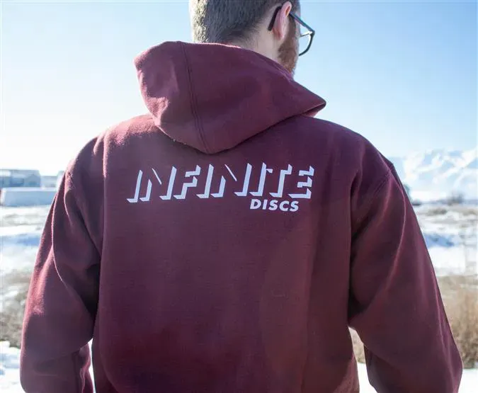 Infinite Discs Zipper Hoodie - 3D Logo