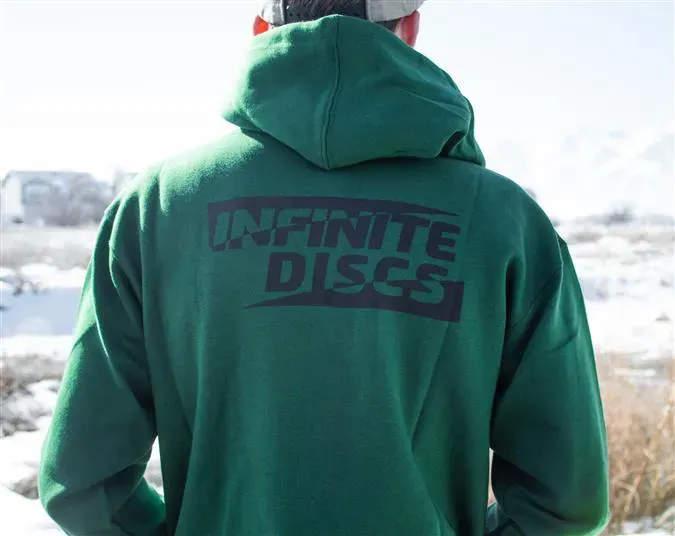 Infinite Discs Zipper Hoodie - 3D Logo
