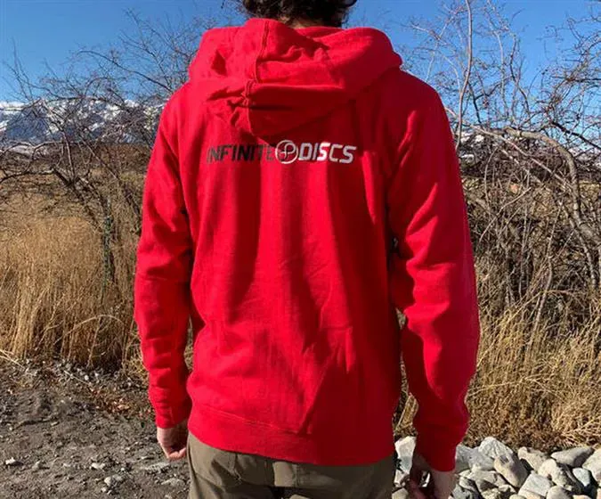 Infinite Discs Logo Zipper Hoodie
