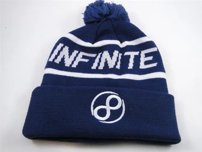 Infinite Discs Pom Beanie