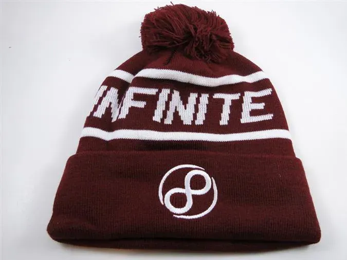 Infinite Discs Pom Beanie
