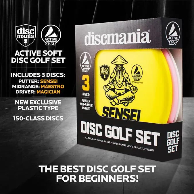 Discmania Active Soft Disc Golf Set