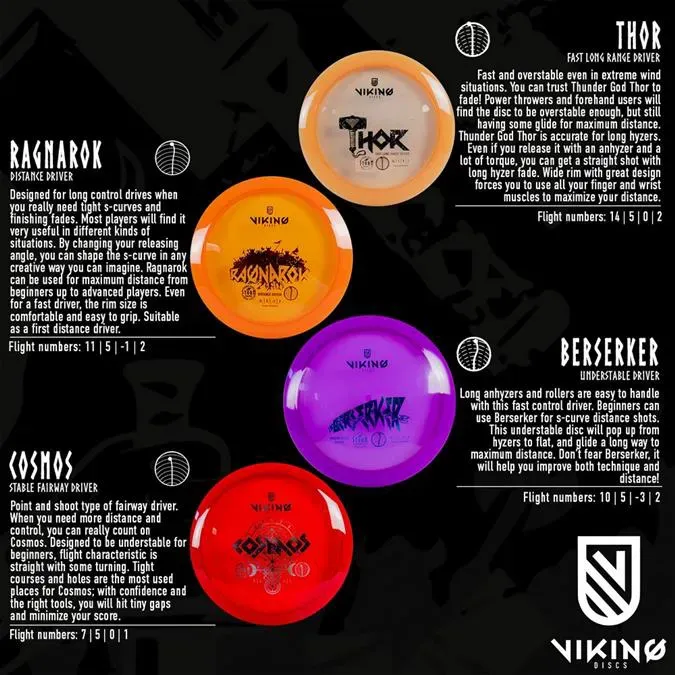 Viking Discs Storm Set - 8 Discs